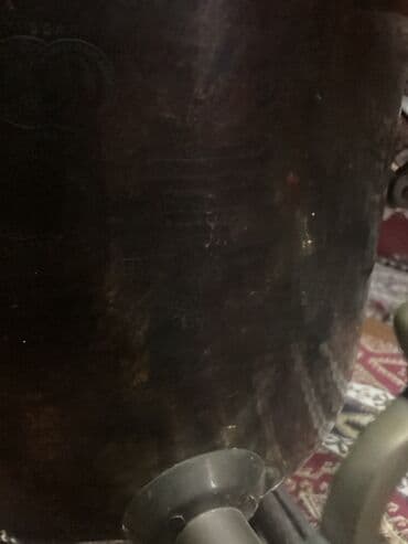 Klassik kömürlü samovar dəsti - Material: metal (qara/bürünc lalafo.az -da Klassik kömürlü samovar dəsti - Material: metal (qara/bürünc