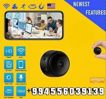 Mini Casus Kamera HD 1080p mini casus kamera gecə versiyası mikro lalafo.az -da Mini Casus Kamera HD 1080p mini casus kamera gecə versiyası mikro