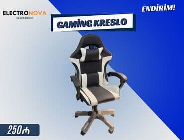 Gaming Kreslo – Rahatlıq və Stil Bir Arada ELECTRONOVA Electronic lalafo.az -da Gaming Kreslo – Rahatlıq və Stil Bir Arada ELECTRONOVA Electronic