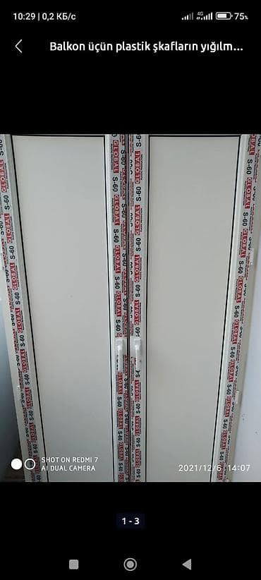 Plastik şkafıların sifarişi Ağ rəngdə 1 kvadratı 90 azn Rəngli 1 lalafo.az -da Plastik şkafıların sifarişi Ağ rəngdə 1 kvadratı 90 azn Rəngli 1