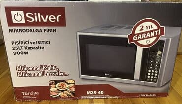 Mikrodalğalı soba Silver, Ayrıca dayanan, Mikrodalğalar ilə, rəng - Boz, Yeni lalafo.az -da Mikrodalğalı soba Silver, Ayrıca dayanan, Mikrodalğalar ilə, rəng - Boz, Yeni