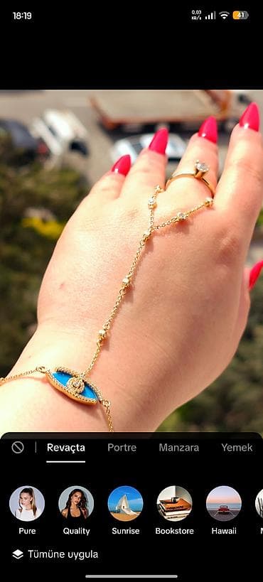 Zəncirli əl bəzəyi (hand chain/hand harness) – bir barmaqdan biləyə lalafo.az -da Zəncirli əl bəzəyi (hand chain/hand harness) – bir barmaqdan biləyə