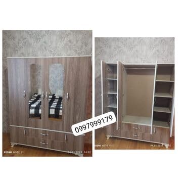 Yeni, Açılan, 4 qapılı Künc dolab, Qarderob, paltar dolabı lalafo.az -da Yeni, Açılan, 4 qapılı Künc dolab, Qarderob, paltar dolabı