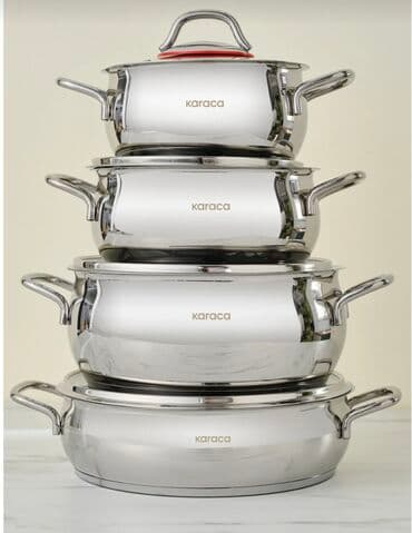 Qazan, rəng - Gümüşü, Paslanmayan polad, Karaca lalafo.az -da Qazan, rəng - Gümüşü, Paslanmayan polad, Karaca