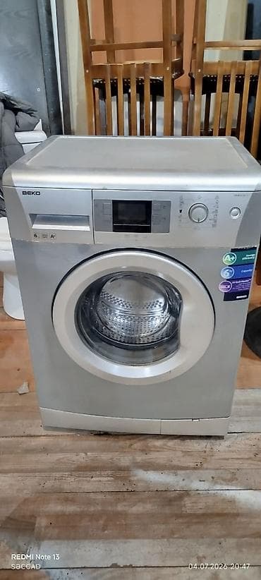 Стиральная машина Beko, 6 кг, Б/у, Автомат, Есть сушка, Нет кредита, Платная доставка at lalafo.az Стиральная машина Beko, 6 кг, Б/у, Автомат, Есть сушка, Нет кредита, Платная доставка