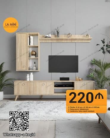 Düz TV altlığı, Polkalı, Laminat lalafo.az -da Düz TV altlığı, Polkalı, Laminat