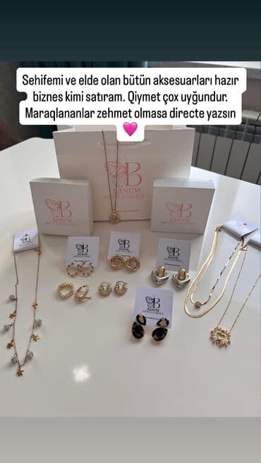 Qızlar xarice köçeceyim üçün hazır biznes satıram. Aksesuarların her lalafo.az -da Qızlar xarice köçeceyim üçün hazır biznes satıram. Aksesuarların her