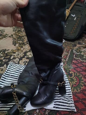 Qadın çəkmələri – Alsace, ölçü 37 - Material: qara rəngli dəri lalafo.az -da Qadın çəkmələri – Alsace, ölçü 37 - Material: qara rəngli dəri