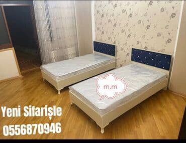 Yeni, Təknəfərlik çarpayı, Bazasız, Matras ilə, Siyirməsiz, Azərbaycan lalafo.az -da Yeni, Təknəfərlik çarpayı, Bazasız, Matras ilə, Siyirməsiz, Azərbaycan