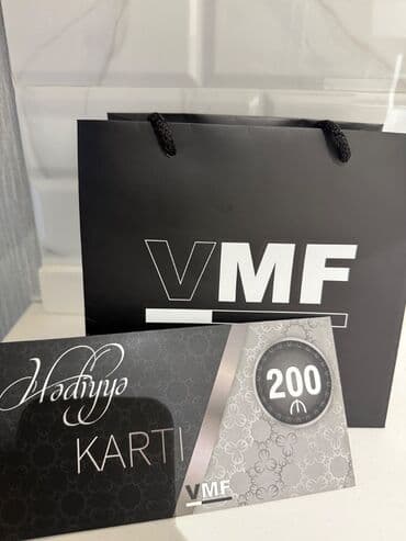 200 aznlik vmf dukaninda hediyye karti var 170 azn satilir . 3 ayliq lalafo.az -da 200 aznlik vmf dukaninda hediyye karti var 170 azn satilir . 3 ayliq