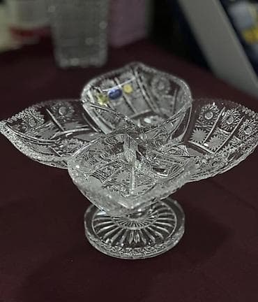 Çex Xrustal boyuk ölçüdə çerez qabi lalafo.az -da Çex Xrustal boyuk ölçüdə çerez qabi