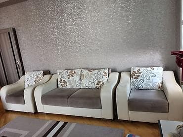 İşlənmiş, Divan, 2 kreslo, Bazalı, Açılan lalafo.az -da İşlənmiş, Divan, 2 kreslo, Bazalı, Açılan