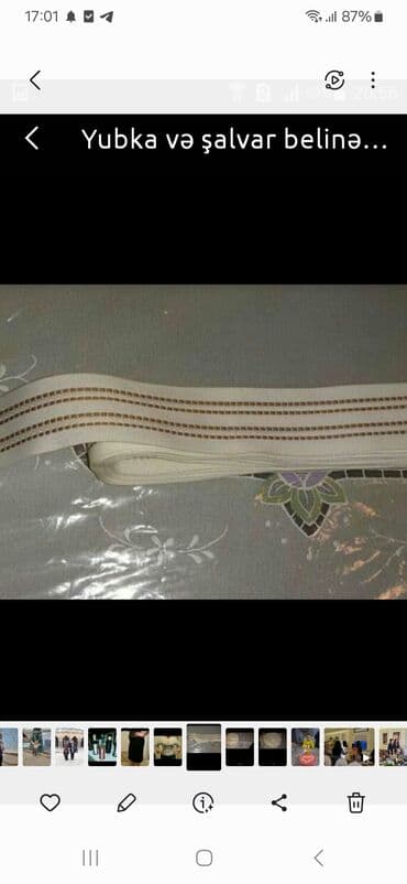 Yubka və şalvar üçün elastik bel rezini - Rəng: açıq krem/boz çalarda lalafo.az -da Yubka və şalvar üçün elastik bel rezini - Rəng: açıq krem/boz çalarda