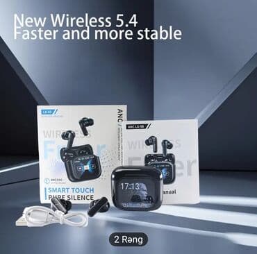 ANC LX-50 ağıllı TWS qulaqlıq - Yeni Wireless 5.4 – daha sürətli və lalafo.az -da ANC LX-50 ağıllı TWS qulaqlıq - Yeni Wireless 5.4 – daha sürətli və