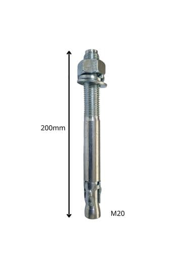 Digər bərkidici məhsullar: Rəsmi satişi mümkündür M20 mexaniki anker bolt – 200 mm - Ölçü: M20 - lalafo.az -da — 1 Digər bərkidici məhsullar: Rəsmi satişi mümkündür M20 mexaniki anker bolt – 200 mm - Ölçü: M20 - — 1