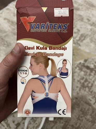 Variteks Klavi Kula Bandajı (Clavicle Bandage) – Kod 118 - Ölçü: M - lalafo.az -da Variteks Klavi Kula Bandajı (Clavicle Bandage) – Kod 118 - Ölçü: M -