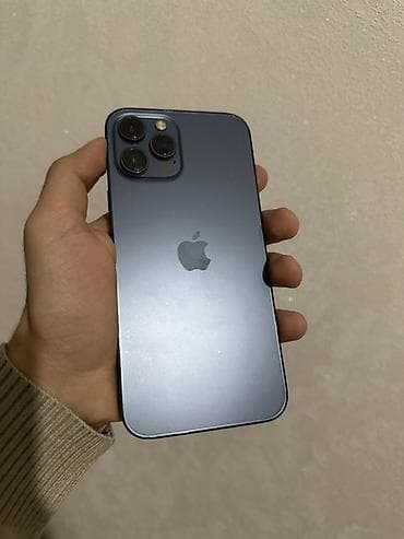 IPhone 12 Pro Max, 256 GB, Pacific Blue, Face ID lalafo.az -da IPhone 12 Pro Max, 256 GB, Pacific Blue, Face ID