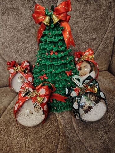 Yeni il bəzəkləri – əl işi - Şam ağacı fiquru: yaşıl rəngli lalafo.az -da Yeni il bəzəkləri – əl işi - Şam ağacı fiquru: yaşıl rəngli