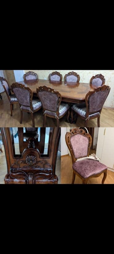 Türkiyə istehsalı Masa dəsti satılır satılır 8 oturcağı ilə birlikdə lalafo.az -da Türkiyə istehsalı Masa dəsti satılır satılır 8 oturcağı ilə birlikdə