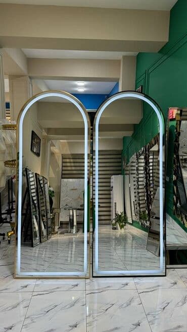 Güzgü Divar üçün, Dekorativ, Arxa işıqlı lalafo.az -da Güzgü Divar üçün, Dekorativ, Arxa işıqlı