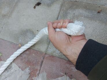 Kanat ip Ağ rəngli qalın kəndir - Material: sintetik liflər lalafo.az -da Kanat ip Ağ rəngli qalın kəndir - Material: sintetik liflər