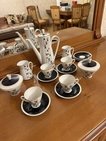 Çay dəsti, rəng - Ağ, Farfor, 6 nəfərlik lalafo.az -da Çay dəsti, rəng - Ağ, Farfor, 6 nəfərlik