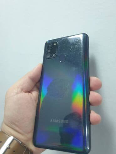 Samsung Galaxy A21S, 32 GB, rəng - Qara, Zəmanət, Sensor, Barmaq izi lalafo.az -da Samsung Galaxy A21S, 32 GB, rəng - Qara, Zəmanət, Sensor, Barmaq izi