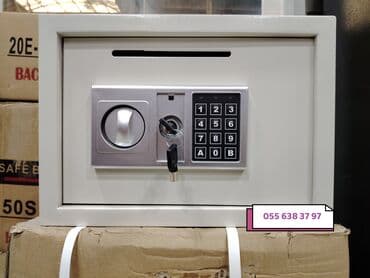 Elektron rəqəmsal seyf – pul və sənədlər üçün - Üst hissədə lalafo.az -da Elektron rəqəmsal seyf – pul və sənədlər üçün - Üst hissədə