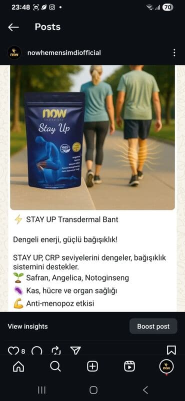 STAY UP Transdermal Bant – Dəridən sorulan formul – balanslı enerji lalafo.az -da STAY UP Transdermal Bant – Dəridən sorulan formul – balanslı enerji