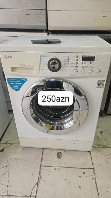 Paltaryuyan maşın LG, 6 kq, Avtomat, Qurutmasız lalafo.az -da Paltaryuyan maşın LG, 6 kq, Avtomat, Qurutmasız