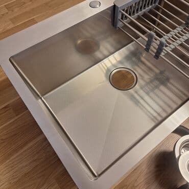 Джакузи ванны: Новый Квадратная Кухонная мойка, Без шкафа, Нержавейка, Бесплатная доставка at lalafo.az — 13 Джакузи ванны: Новый Квадратная Кухонная мойка, Без шкафа, Нержавейка, Бесплатная доставка — 13