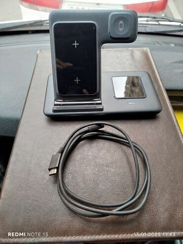 Simsiz şarj cihazı 15 Vt, İşlənmiş lalafo.az -da Simsiz şarj cihazı 15 Vt, İşlənmiş