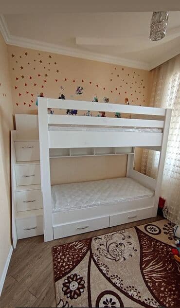 Oğlan və qız üçün, Yeni, Çarpayı, Matras ilə, Siyirməli, MDF lalafo.az -da Oğlan və qız üçün, Yeni, Çarpayı, Matras ilə, Siyirməli, MDF