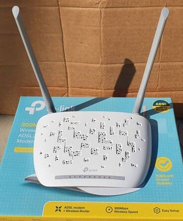 TP-Link TD-W8961ND 300Mbps Wireless N ADSL2+ Modem Router TP-Link lalafo.az -da TP-Link TD-W8961ND 300Mbps Wireless N ADSL2+ Modem Router TP-Link