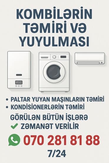 ремонт комби: Xidmət: Kombilərin təmiri və yuyulması Təkliflər: - Kombi-radiator lalafo.az -da — 1 ремонт комби: Xidmət: Kombilərin təmiri və yuyulması Təkliflər: - Kombi-radiator — 1