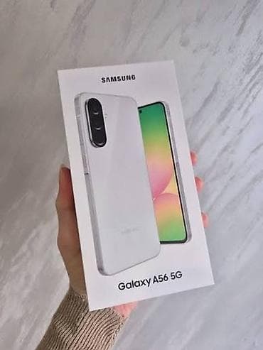 Samsung Galaxy A56 5G, 128 GB, rəng - Ağ, Sensor, İki sim kartlı, Zəmanət lalafo.az -da Samsung Galaxy A56 5G, 128 GB, rəng - Ağ, Sensor, İki sim kartlı, Zəmanət