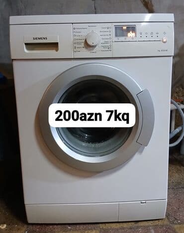 Paltaryuyan maşın Siemens, 7 kq, Avtomat, Qurutmasız, Kredit yoxdur lalafo.az -da Paltaryuyan maşın Siemens, 7 kq, Avtomat, Qurutmasız, Kredit yoxdur