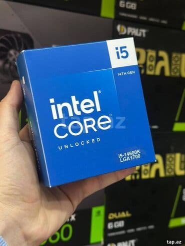 Prosessor Intel Core i5 Intel Core i5-14600K, > 4 GHz, > 8 nüvə, Yeni lalafo.az -da Prosessor Intel Core i5 Intel Core i5-14600K, > 4 GHz, > 8 nüvə, Yeni