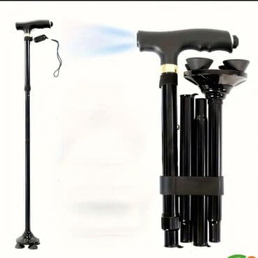 Qatlanan LED işıqlı dayaq əsası xasa baston çəlik çatdırılma var lalafo.az -da Qatlanan LED işıqlı dayaq əsası xasa baston çəlik çatdırılma var