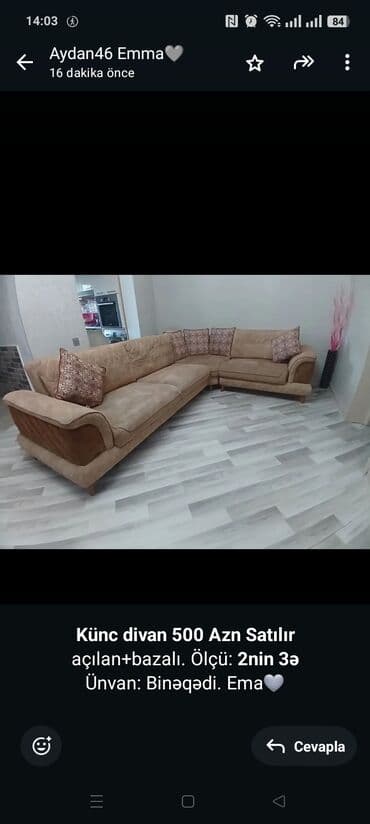 Künc divan lalafo.az -da Künc divan