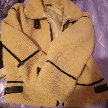 Qadın üçün isti şerpa/kürk effektli gödəkçə - Rəng: açıq bej (krem) lalafo.az -da Qadın üçün isti şerpa/kürk effektli gödəkçə - Rəng: açıq bej (krem)