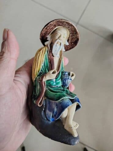 Винтажная китайская керамическая статуэтка lalafo.az -da Винтажная китайская керамическая статуэтка