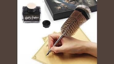 Настольные наборы: Harry Potter temalı lələk qələm dəsti - Klassik batırma sistemi ilə at lalafo.az — 2 Настольные наборы: Harry Potter temalı lələk qələm dəsti - Klassik batırma sistemi ilə — 2