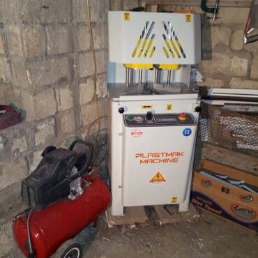 PLASTMAK Machine – alüminium və PVC qapı-pəncərə istehsalı üçün iki lalafo.az -da PLASTMAK Machine – alüminium və PVC qapı-pəncərə istehsalı üçün iki