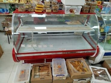 Vitrin tipli soyuducu tezgah - Önü tam şüşəli, əyri dizaynlı vitrin lalafo.az -da Vitrin tipli soyuducu tezgah - Önü tam şüşəli, əyri dizaynlı vitrin