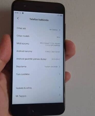 Redmi 6, 64 GB, rəng - Qara, Barmaq izi, İki sim kartlı lalafo.az -da Redmi 6, 64 GB, rəng - Qara, Barmaq izi, İki sim kartlı
