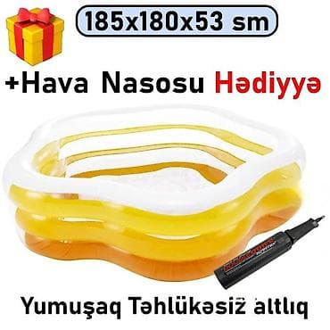 Новый Надувной бассейн Intex, 1.1 - 2 м, 201 - 500 л at lalafo.az Новый Надувной бассейн Intex, 1.1 - 2 м, 201 - 500 л