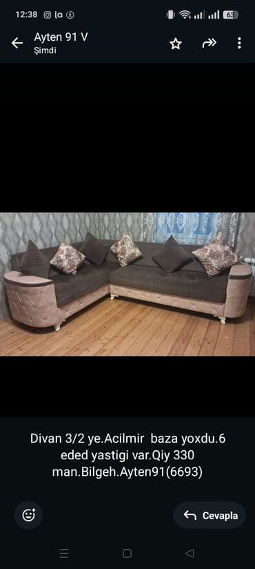 Künc divan lalafo.az -da Künc divan