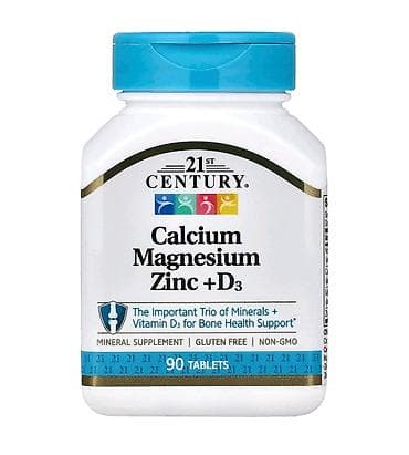 21st Century Calcium Magnesium Zinc + D3 – mineral kompleksi, 90 lalafo.az -da 21st Century Calcium Magnesium Zinc + D3 – mineral kompleksi, 90