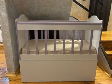 Oğlan və qız üçün, İşlənmiş, Dördbucaq, Beşik, Matras ilə, Yellənmə mexanizmsiz lalafo.az -da Oğlan və qız üçün, İşlənmiş, Dördbucaq, Beşik, Matras ilə, Yellənmə mexanizmsiz